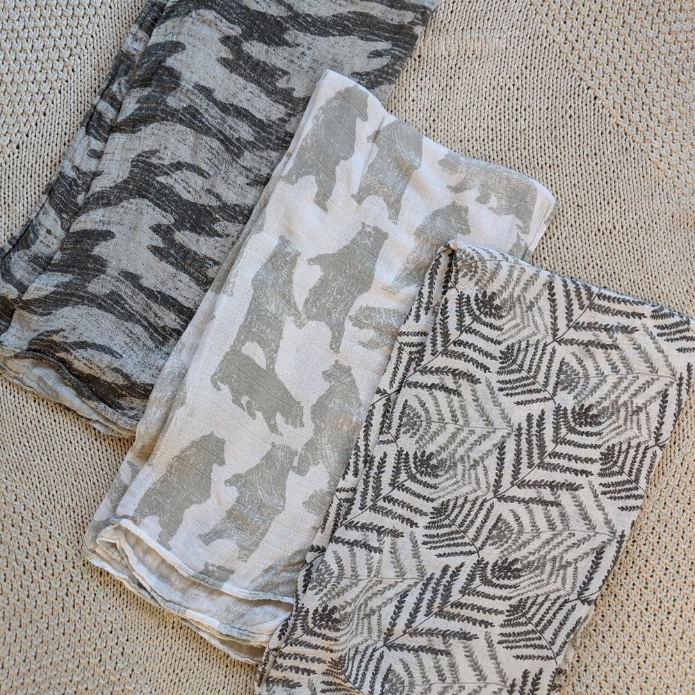 Aden + Anais silky soft White Label swaddles